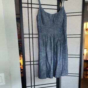 Women's Girls Size Medium Dress Elegant Blue Spaghetti Strap Dress